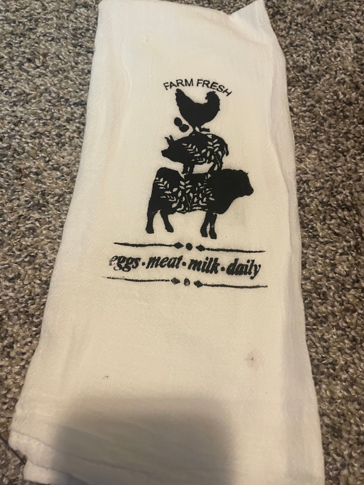 Flour Sack- Farm Fresh